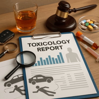 The Role of Toxicology Reports in DUI Hit & Run Cases